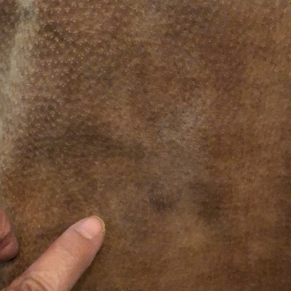 Vintage Men’s brown Suede Bomber Jacket - Distressed Size 42R Porsha by Winer - Picture 10 of 17